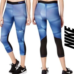 Nike Pro Cool Pyramid Capri Athletic Leggings Sz:M